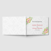 白いドリーと花 ゲストブック (全面)