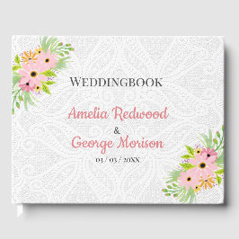 白いドリーと花 ゲストブック