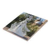 白いドレスのクリスタルガラスの王女 タイル (側面)