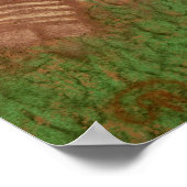 白いドレスを着た女性， 1896 ポスター (角)