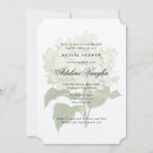 白いハイドレンジア グランドミレニアル ブライダルシャワー 招待状 (正面)