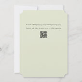 白いハイドレンジア グランドミレニアル ブライダルシャワー 招待状 (裏面)