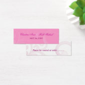 白いハイビスカスの渦巻き旋回~シーティングカード (デスク)