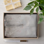 白いハイランドカウピンクの野絵を描花 薄葉紙 (ギフト)