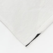 白いハスキー フリースブランケット (角)