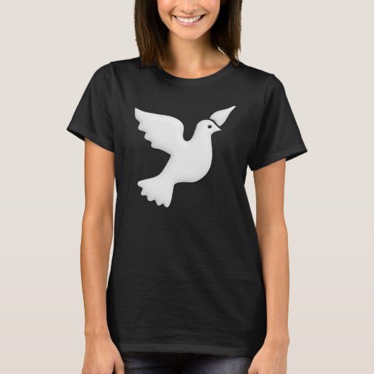 白いハトの鐘 Tシャツ (正面)