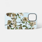 白いハナミズキの花が咲く iPhoneケース (裏面横)