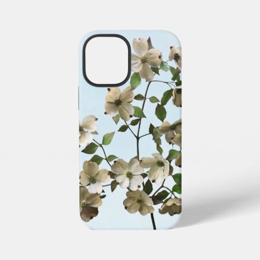 白いハナミズキの花が咲く iPhoneケース (裏面)