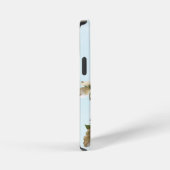 白いハナミズキの花の開花 iPhoneケース (右側面)