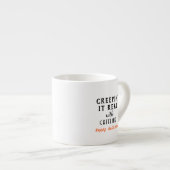 白いハロウィン実在のクレピン エスプレッソカップ (正面右)