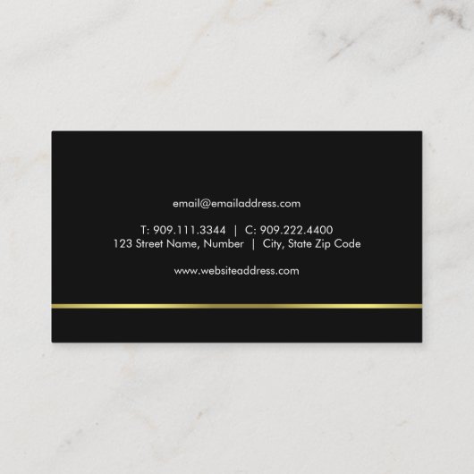 白いハワイアンによっては名刺が開花します 名刺 (裏面)