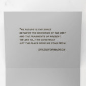 「白いハートの黒い月から」 & Future Journey 三つ折りクリスマスカード (内部最初)