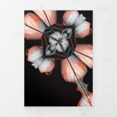 「白いハートは太陽から黒い」デコ&ジャーニー 三つ折りクリスマスカード (カバー)