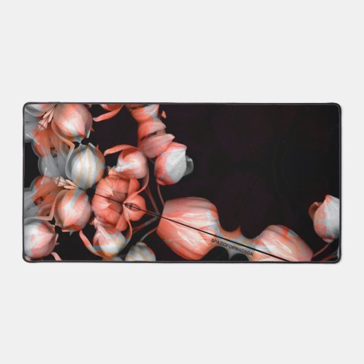 「白いハートは太陽から黒い」 デスクマット (正面)