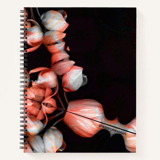 「白いハートは太陽から黒い」 ノートブック (正面)