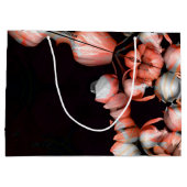 「白いハートは太陽から黒い」 ラージペーパーバッグ (裏面)