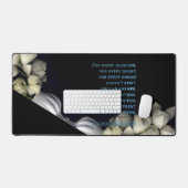 「白いハートは月から黒く」 & Douce デスクマット (キーボード&マウス)