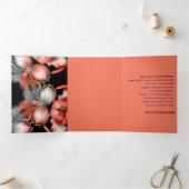 「白いハートを黒で太陽から」 & Journey 三つ折りクリスマスカード (内部)