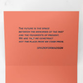 「白いハートを黒に太陽から」 & Future 三つ折りクリスマスカード (内部最初)