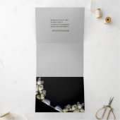 "白いハートを黒に" & Indifference Silence 三つ折りクリスマスカード (内部)