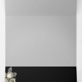 "白いハートを黒に" & Indifference Silence 三つ折りクリスマスカード (内部中)