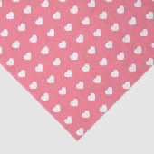 白いハートパターン（編集可能な背景色） 薄葉紙 (詳細)