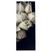 「白いハート（黒）」 ワインギフトバッグ (裏面)