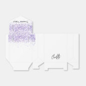 白いバイオレットの輝きが名前を飾る　ありがとう フェイバーボックス (折り畳みなし)