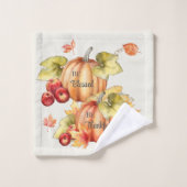 白いバスタオルのセットに感謝するバスタオルをオフにバス バスタオルセット (ウォッシュタオル)