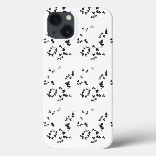 白いバックグロの離れ白と黒の写真 Case-Mate iPhoneケース (裏面)