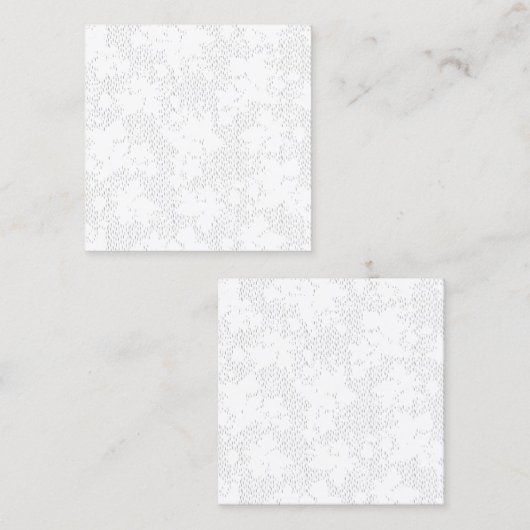 白いバックグロを持つ白黒の写真枠 コーリングカード (正面/裏面)