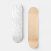 白いバックグロを持つ白黒の写真枠 スケートボード (正面)