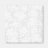 白いバックグロを持つ白黒の写真枠 マグネット (正面)