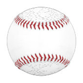 白いバックグロを持つ白黒の写真枠 野球ボール (裏面)