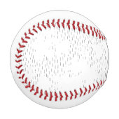 白いバックグロを持つ白黒の写真枠 野球ボール (正面左)