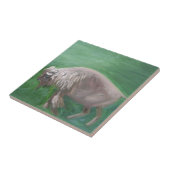 白いバッファローのタイル タイル (側面)