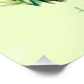 白いバニーと花、ハッピーイースター ポスター (コーナー)