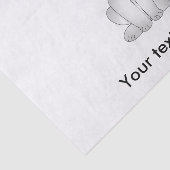 白いバニーのclipart 薄葉紙 (詳細)