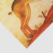 白いバニーウサギのカスタムな10lbティッシュペーパー 薄葉紙 (詳細)