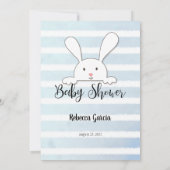 白いバニーブルーは年齢のゲームカードを推測 招待状 (裏面)