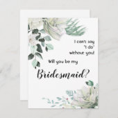 白いバラが私の花嫁の提案である ノートカード (正面/裏面)