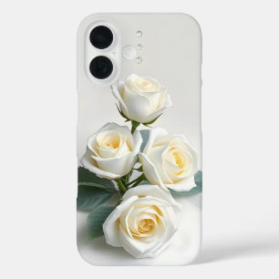 白いバラで白いバラ – Case-Mate iPhone Case 16ケース