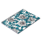 白いバラとラディバグ ノートブック (左側)