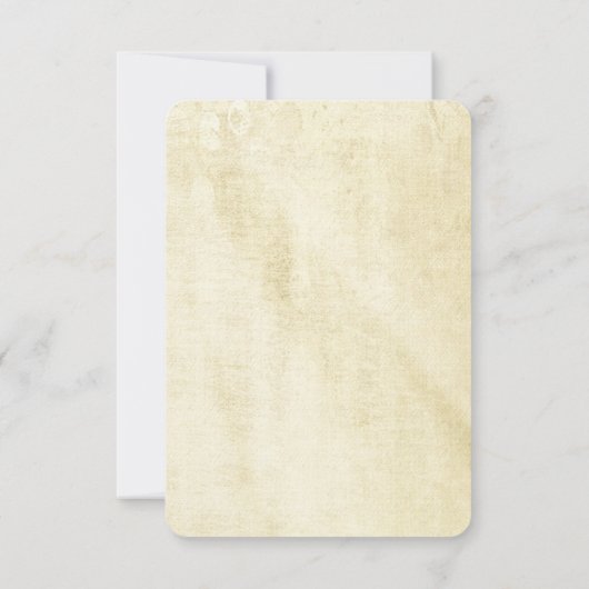 白いバラと指輪 RSVP (裏面)