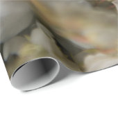 白いバラと結婚指輪 ラッピングペーパー (ロールコーナー)