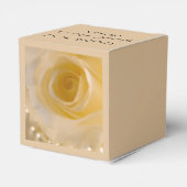 白いバラと結婚真珠 フェイバーボックス (裏面サイド)