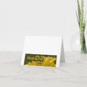 白いバラのサンキューカード サンキューカード (裏面)