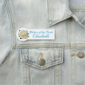 白いバラのブライダルシャワー 名札 (インサイチュ)