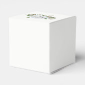 白いバラの緑の結婚葉 フェイバーボックス (裏面サイド)