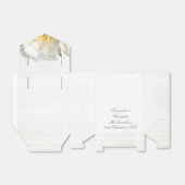 白いバラの花フローラロマン結婚ティック フェイバーボックス (折り畳みなし)